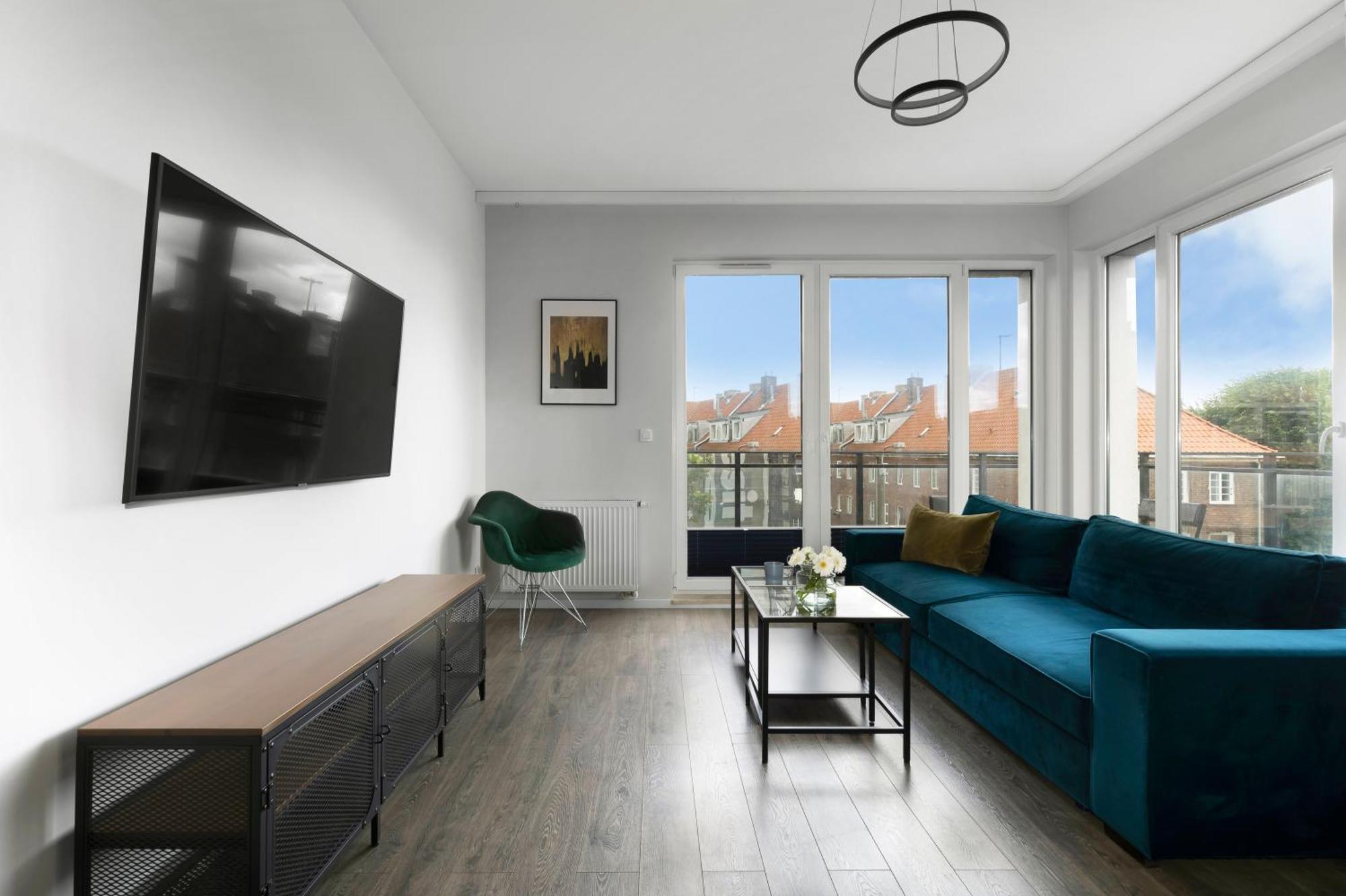 Blue Raven Downtown Apartments Gdansk Dış mekan fotoğraf